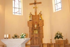 St. Stephanus, Albersweiler, Chorraumgestaltung, Südliche Weinstraße, Detailansicht